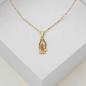 Oro laminado dije virgen guadalupe